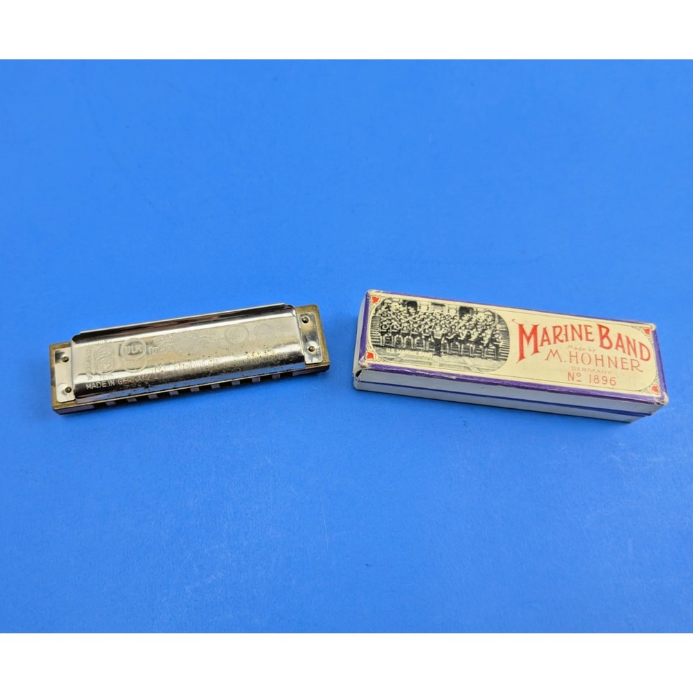 Hohner 1896 Marine Band Diatonic Harmonica Key Of E, Made In Germany